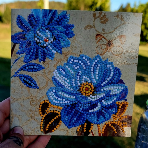 Beautiful Blue Flowers Card [2 Available] - Picture 6 of 8